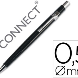 Portaminas Q-Connect cuerpo metálico 0,5mm.